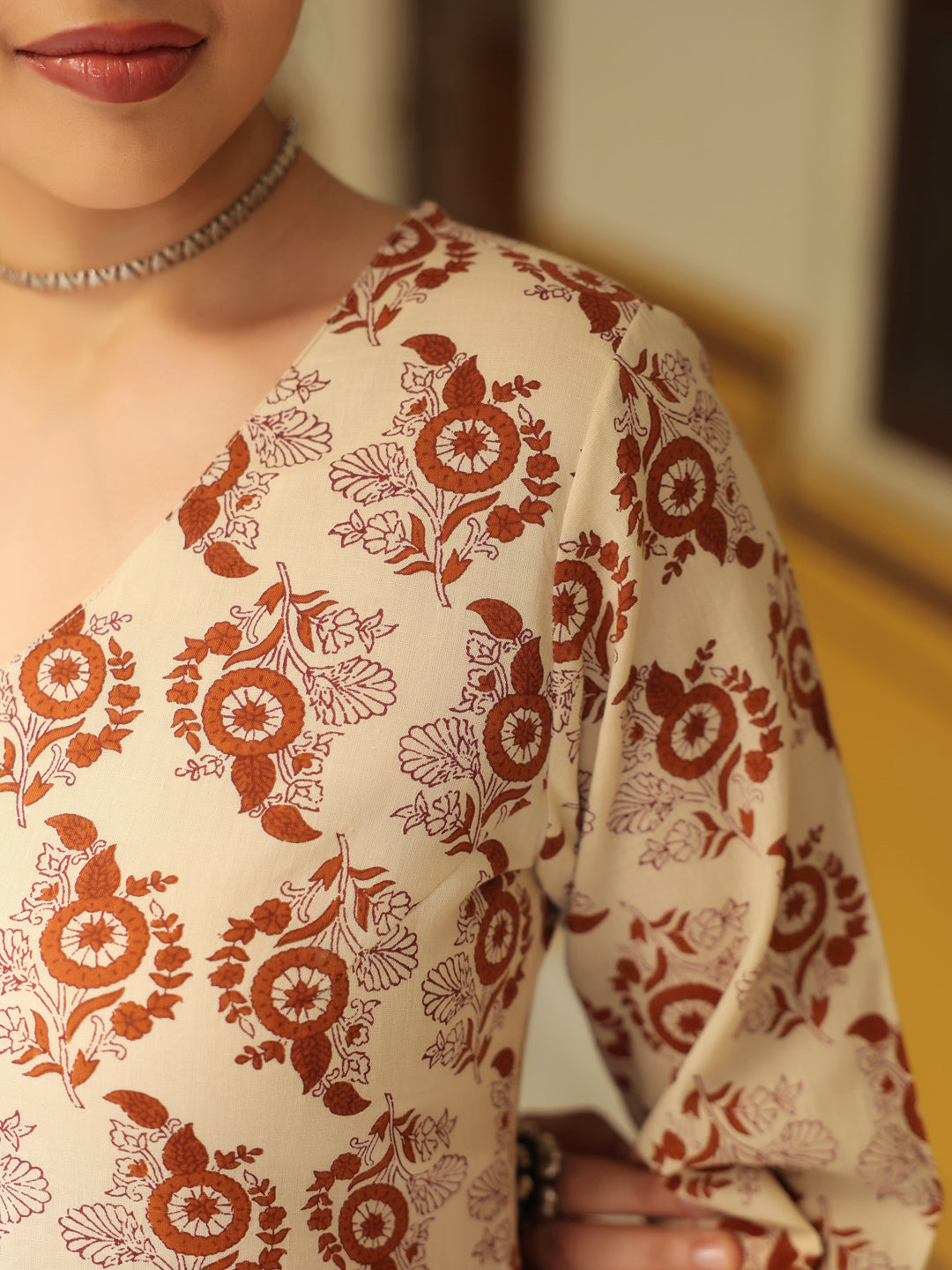 Women's Printed Cotton Kurti