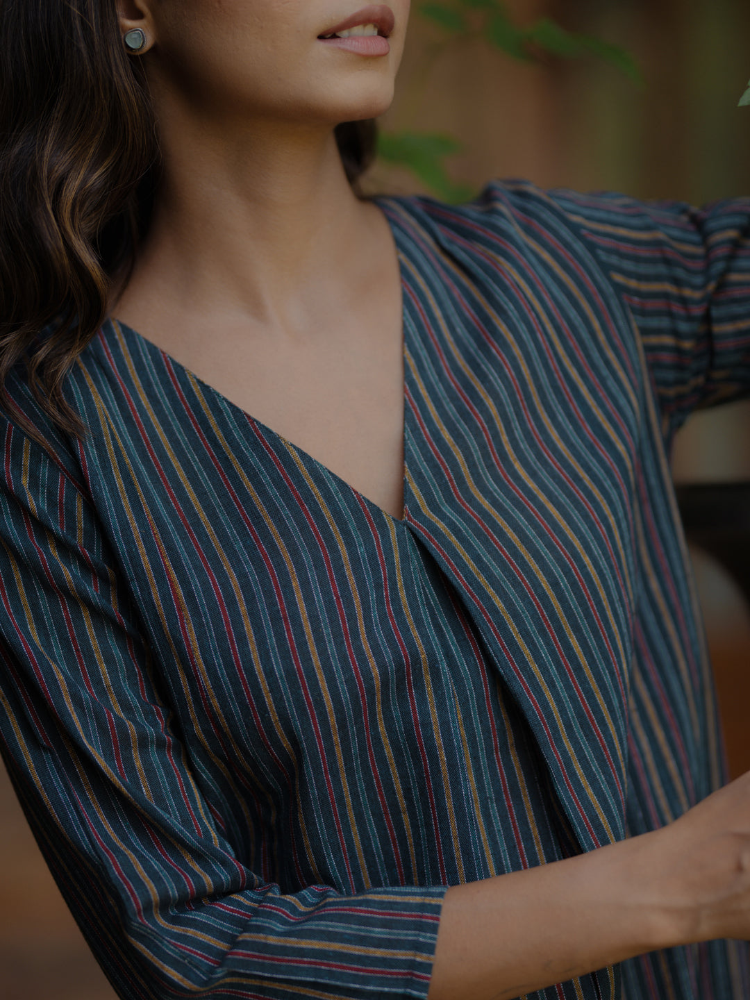 Women's Cotton A line Kurta with Pants