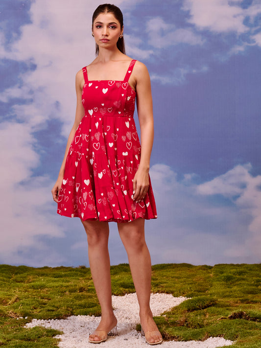 Women's tier style shirt dress