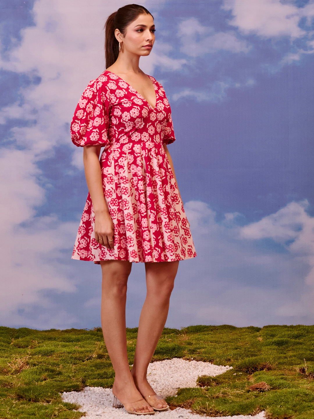 Women's Cotton Fit and flare dress