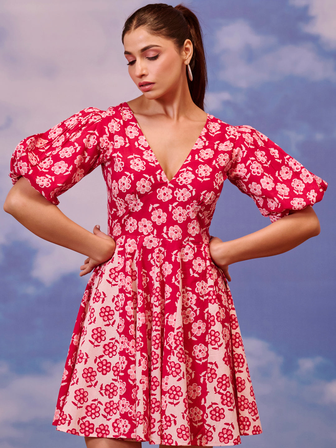 Women's Cotton Fit and flare dress