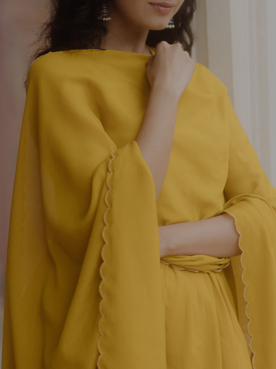 Women's Peplum Sharara Set with Dupatta