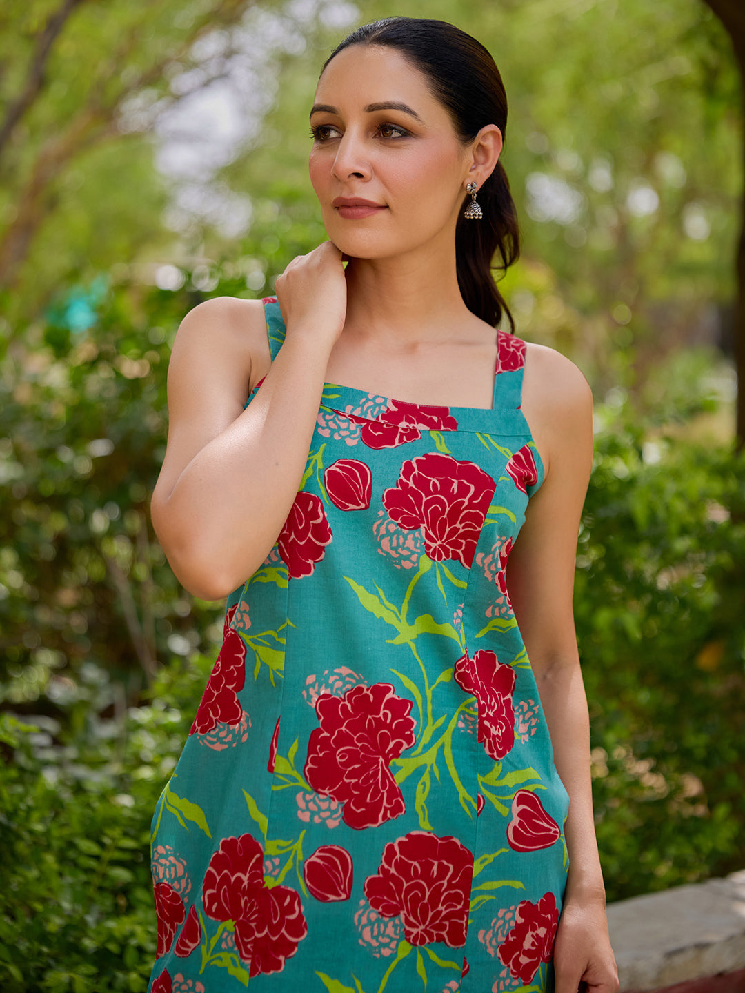 Women's Cotton Straight Kurta Set