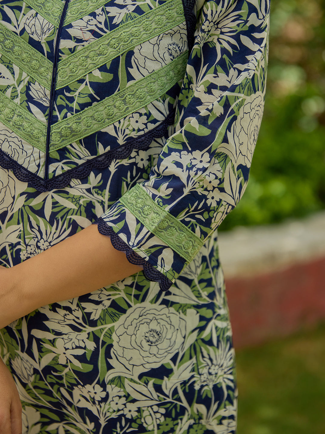 Women's Printed Cotton Kurta Set