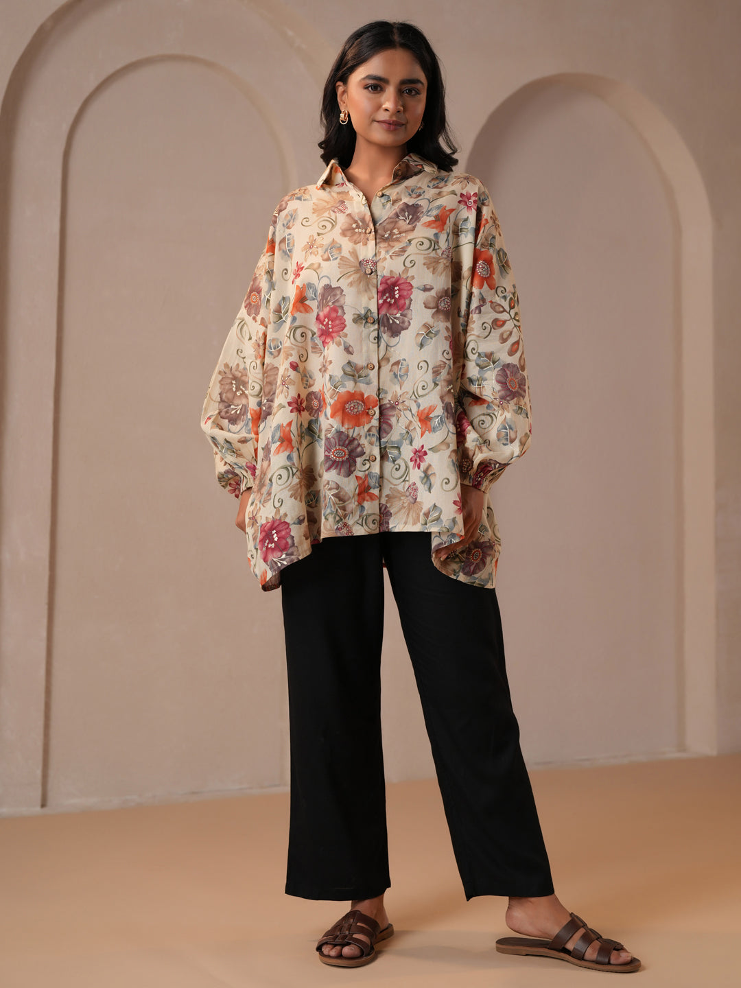 Women's Beige Maternity Tops