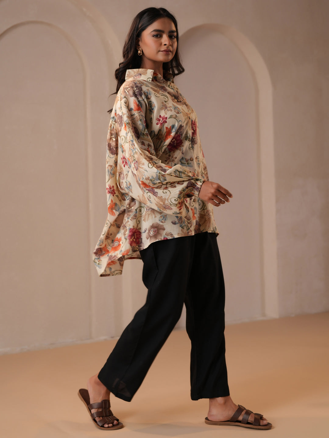 Women's Beige Maternity Tops