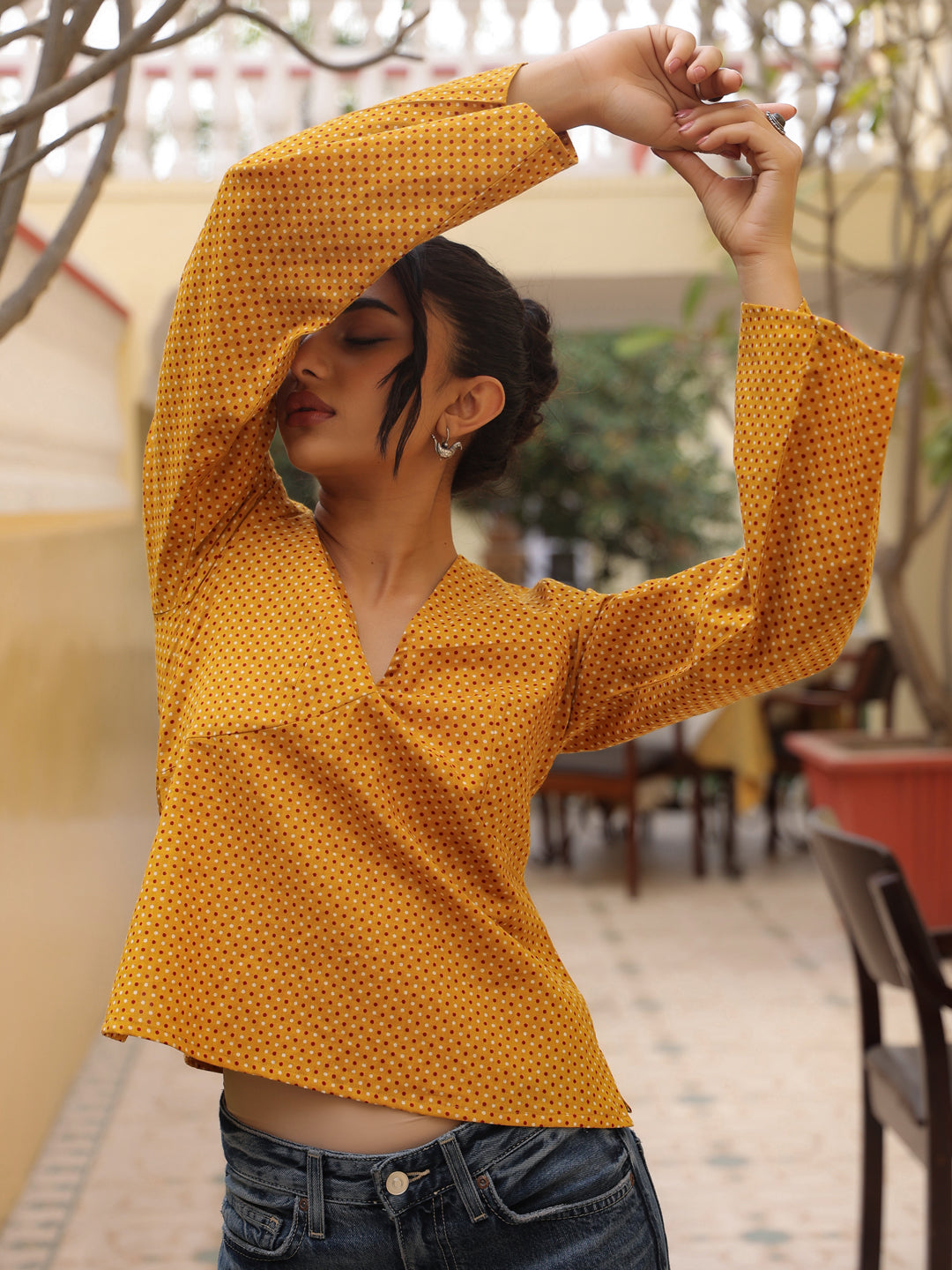 Women's Cotton Printed Top