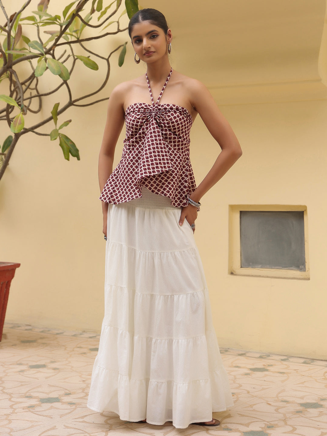 Women's Printed Cotton Top