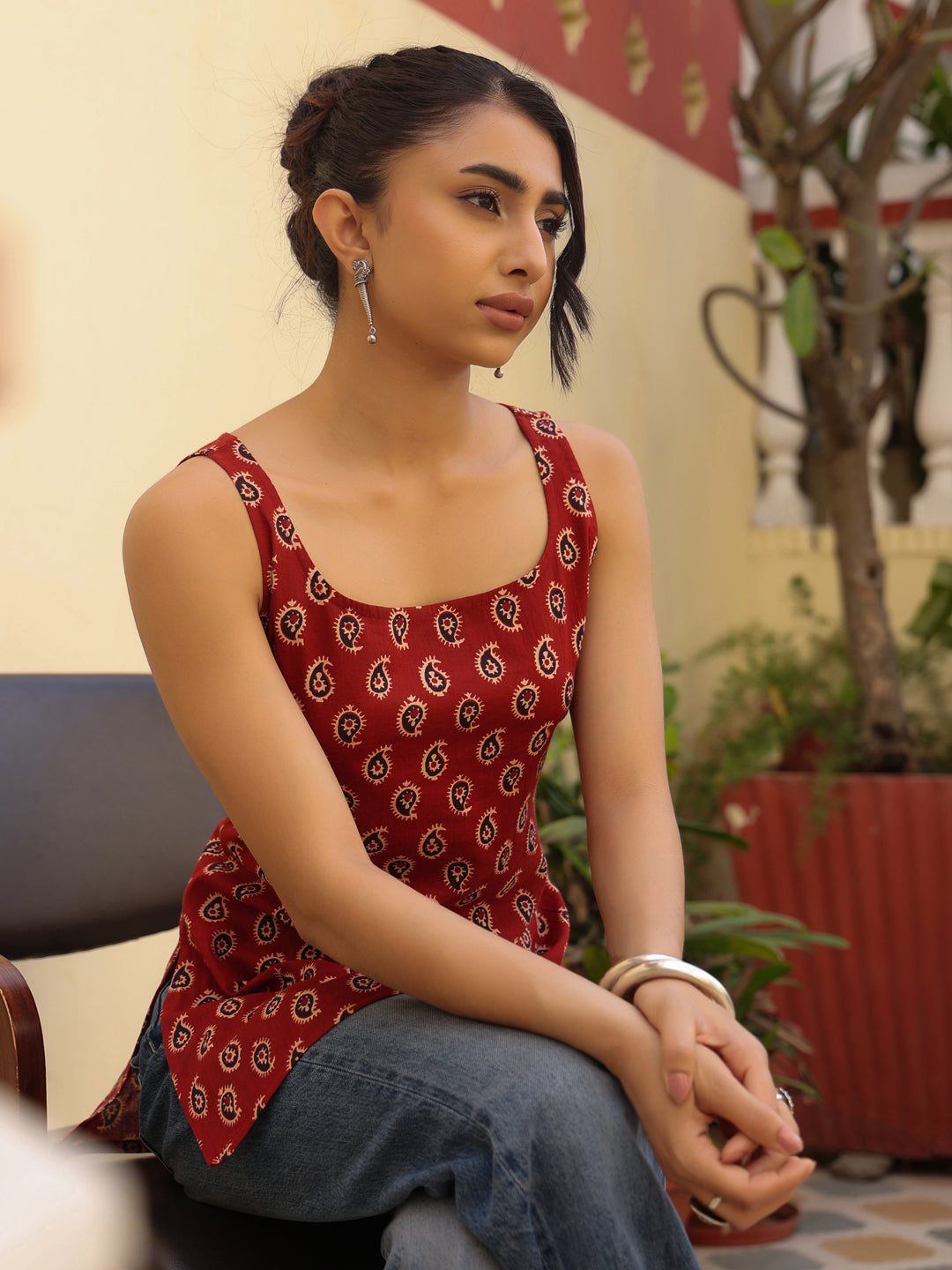 Women's Printed Cotton Kurti