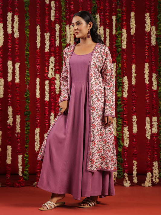 Women's Flared Dress With Jacket