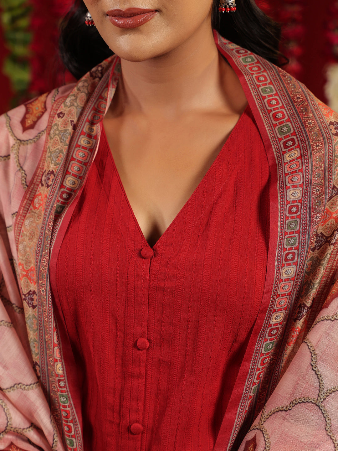 Women's Straight Kurta Set With Pants
