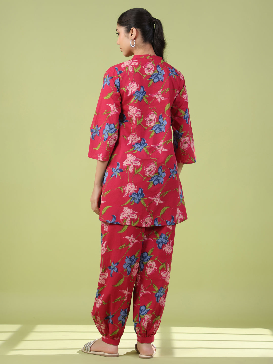 Women's Cotton Printed Co ord Set