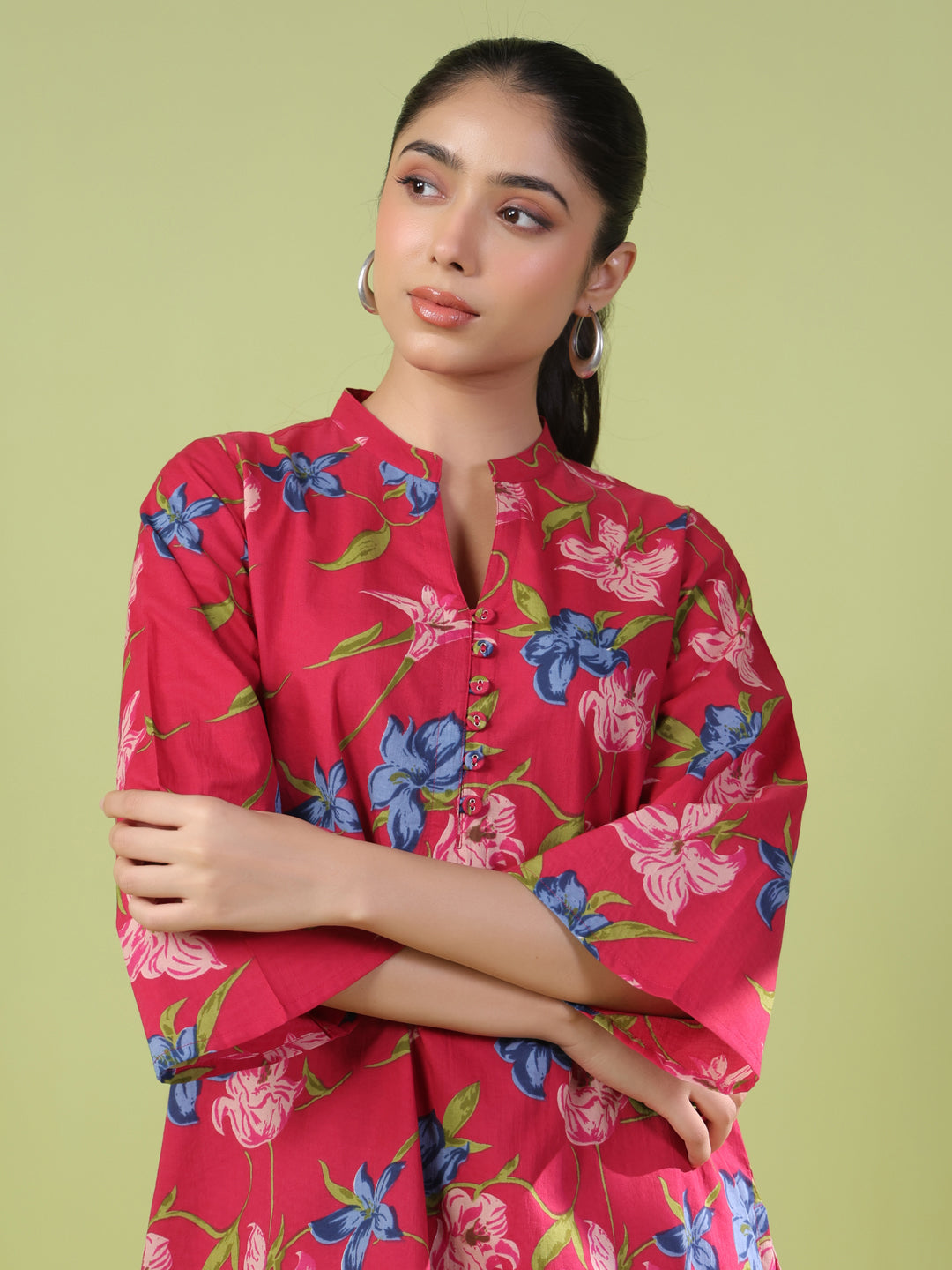 Women's Cotton Printed Co ord Set