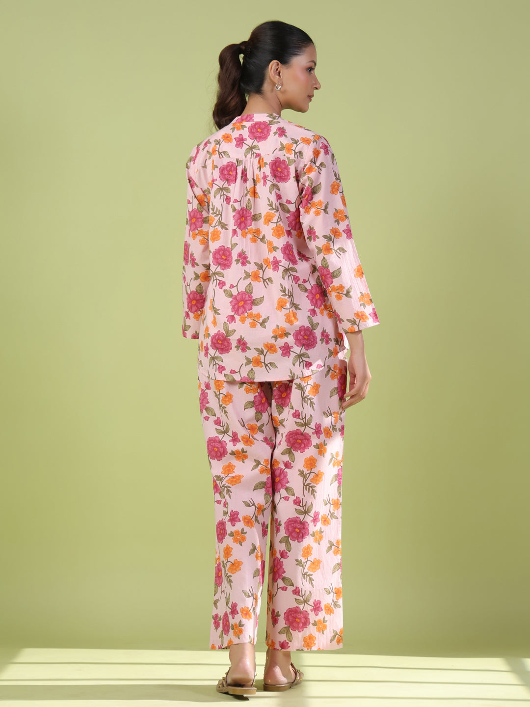 Women's Cotton Printed Co ord Set