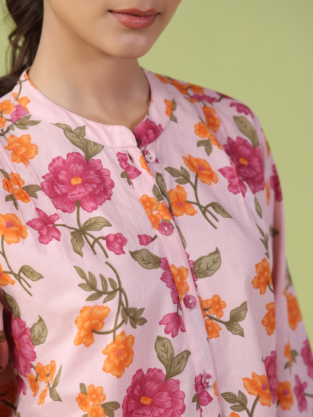 Women's Cotton Printed Co ord Set