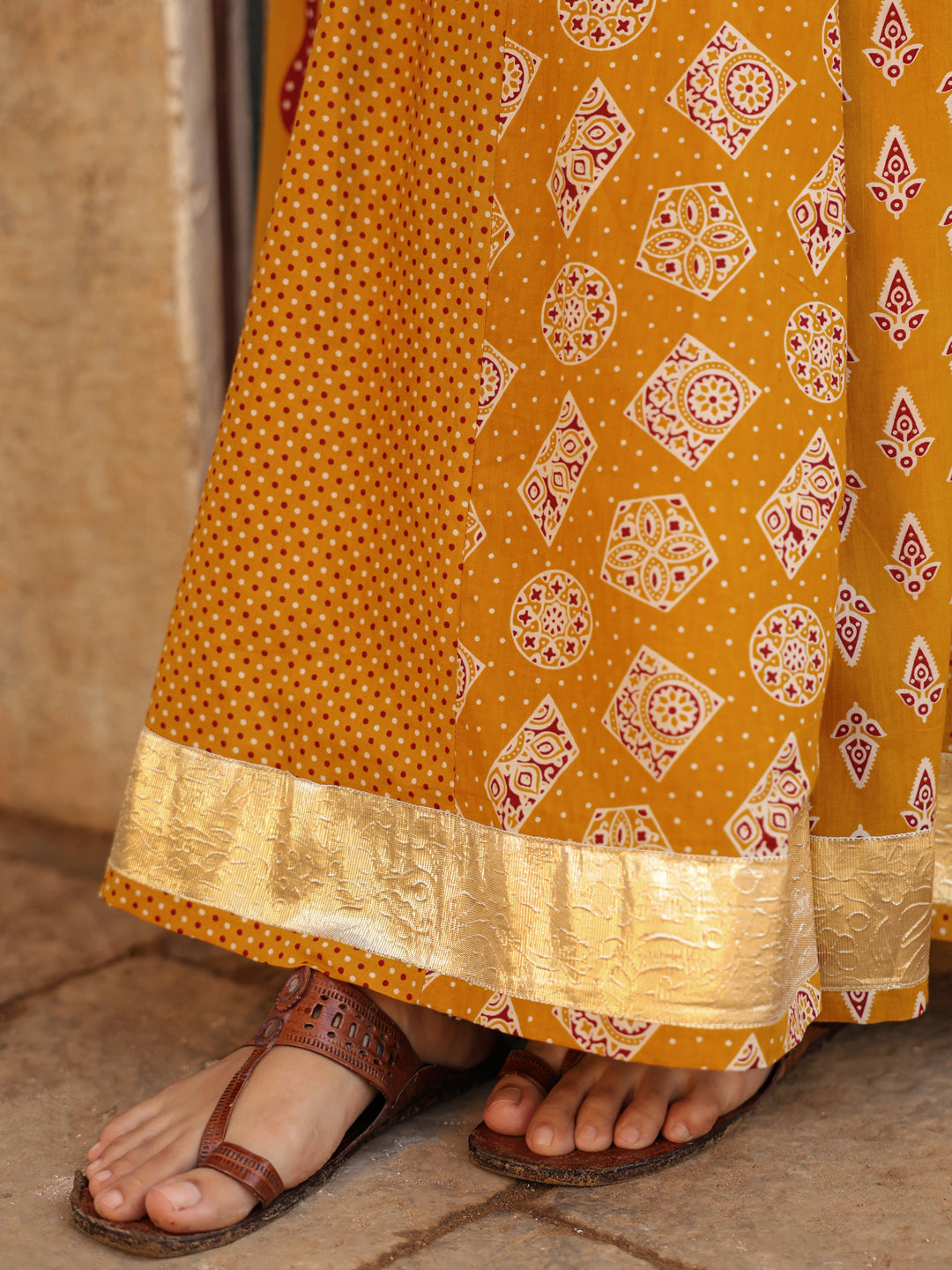 Women's Multi Printed Flared Skirt