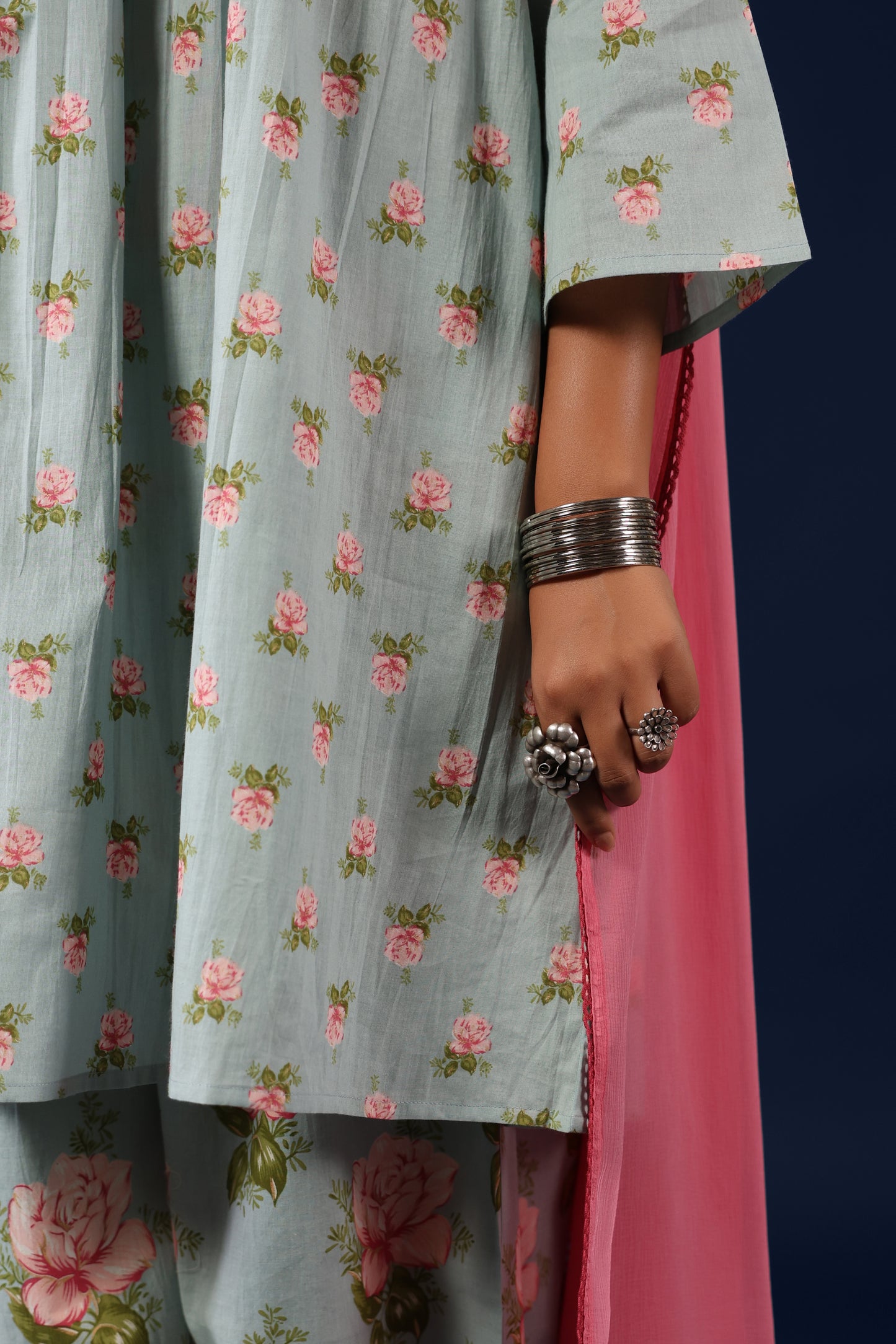 Women’s Cotton Straight Kurta Set with Dupatta