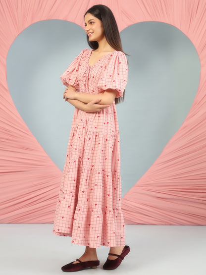 Women's Printed Tier Dress