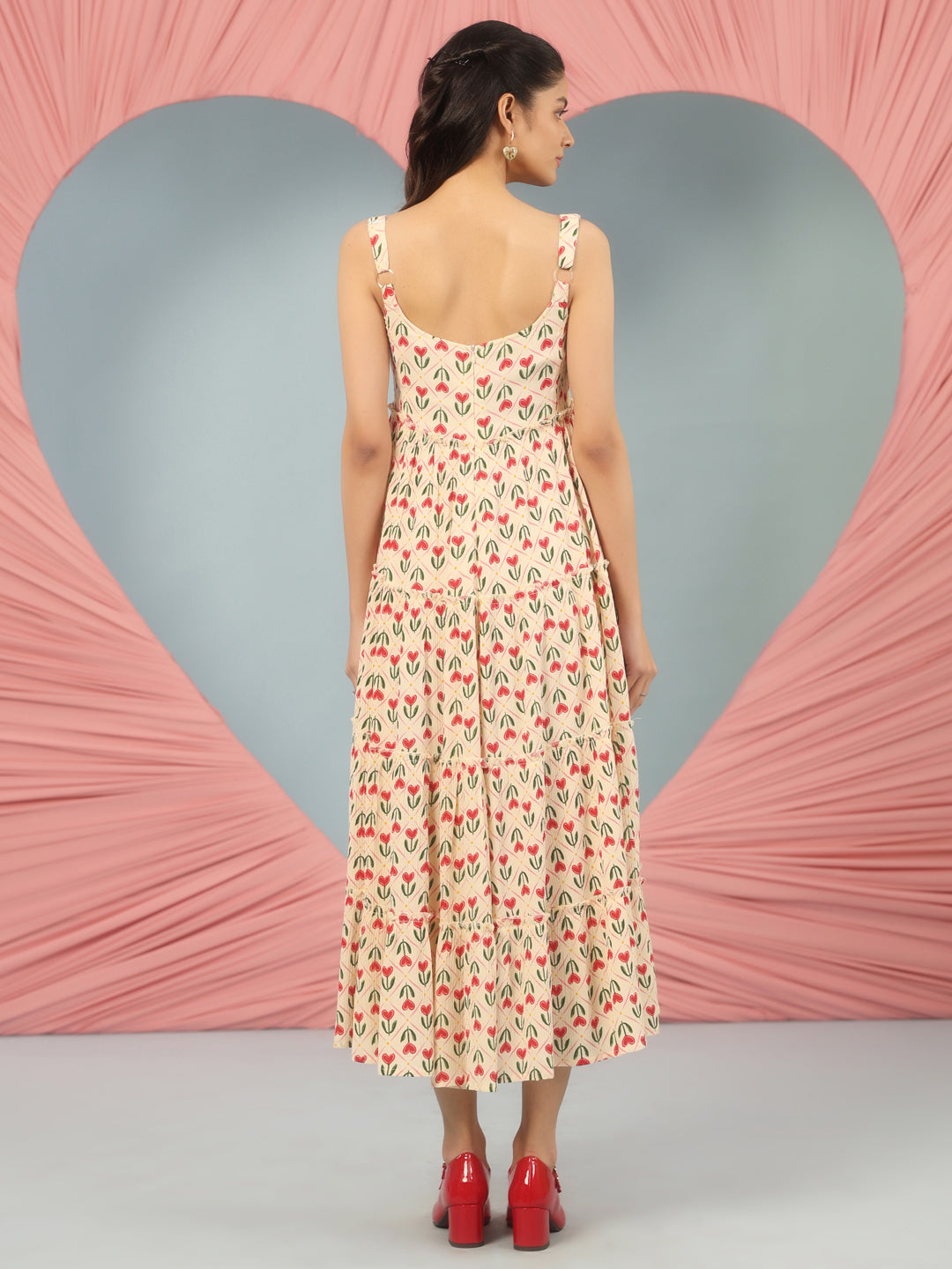 Women's Printed Tier Dress