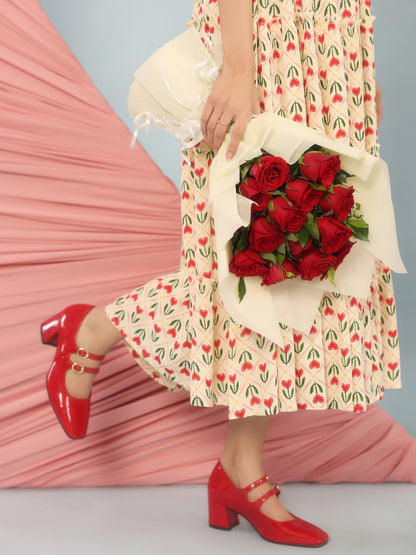 Women's Printed Tier Dress