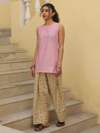 Women's Printed Farshi Suit Set