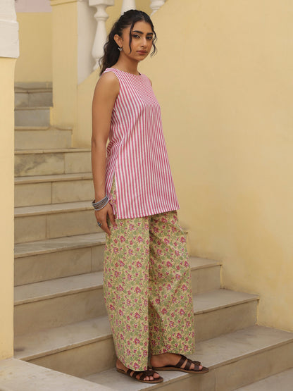 Women's Printed Farshi Suit Set