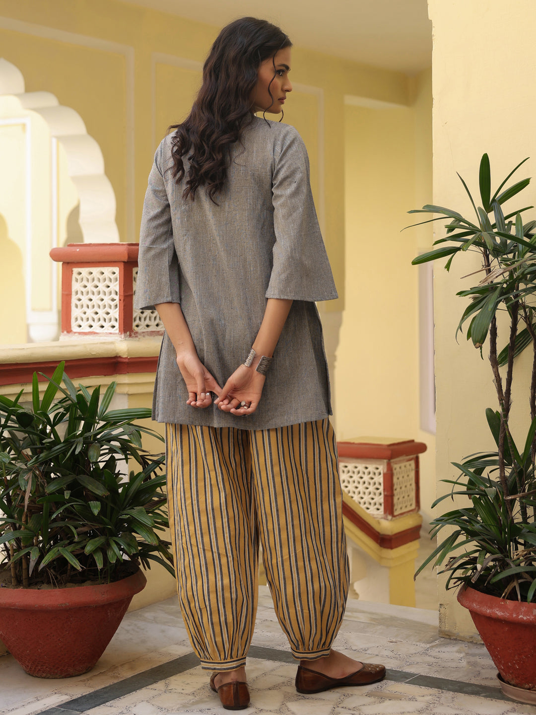 Women's Cotton Kurta and Dhoti