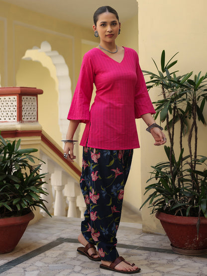 Women's Cotton Kurta With Salwar