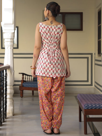 Women's Cotton Kurta With Salwar