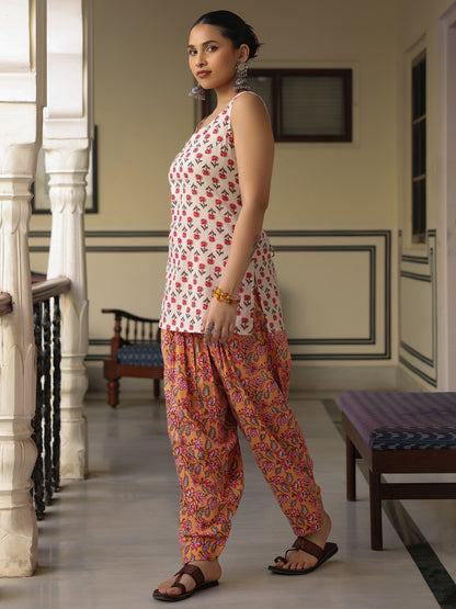 Women's Cotton Kurta With Salwar