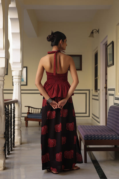 Women's Printed Skirt Set