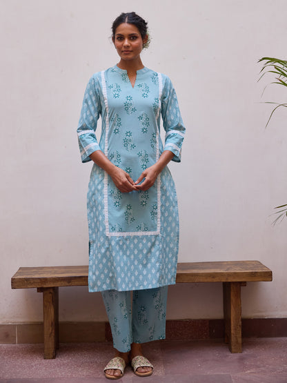 Women's Cotton Straight Kurta Set