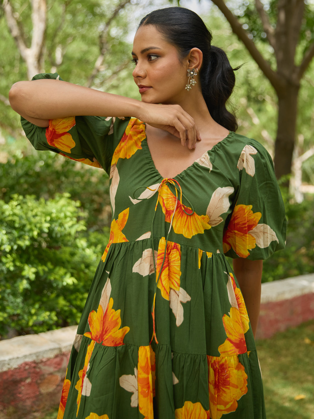 Women's Printed Tier Dress