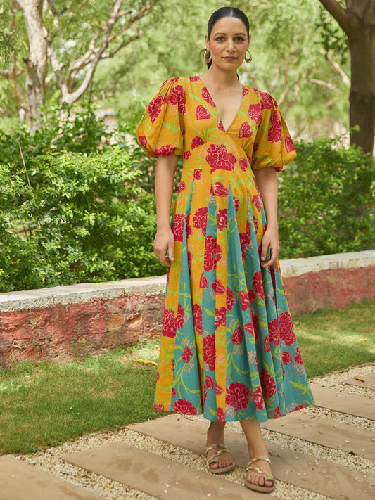 Women's Cotton Fit and flare dress