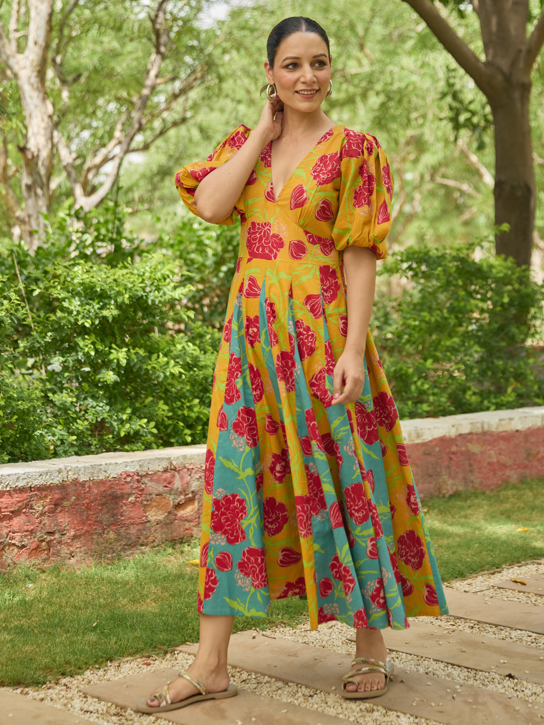 Women's Cotton Fit and flare dress