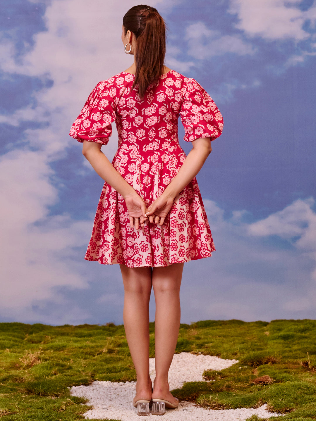 Buy Women's Cotton Fit and flare dress Online in India | Anayna Buy Women's Cotton Fit and flare dress Online in India | Anayna