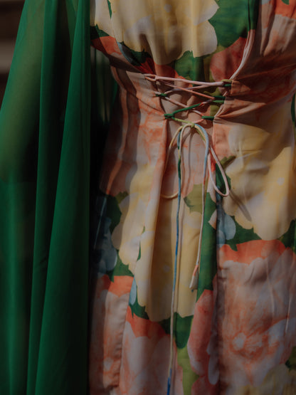 Women's Georgette kurta With Skirt And Dupatta