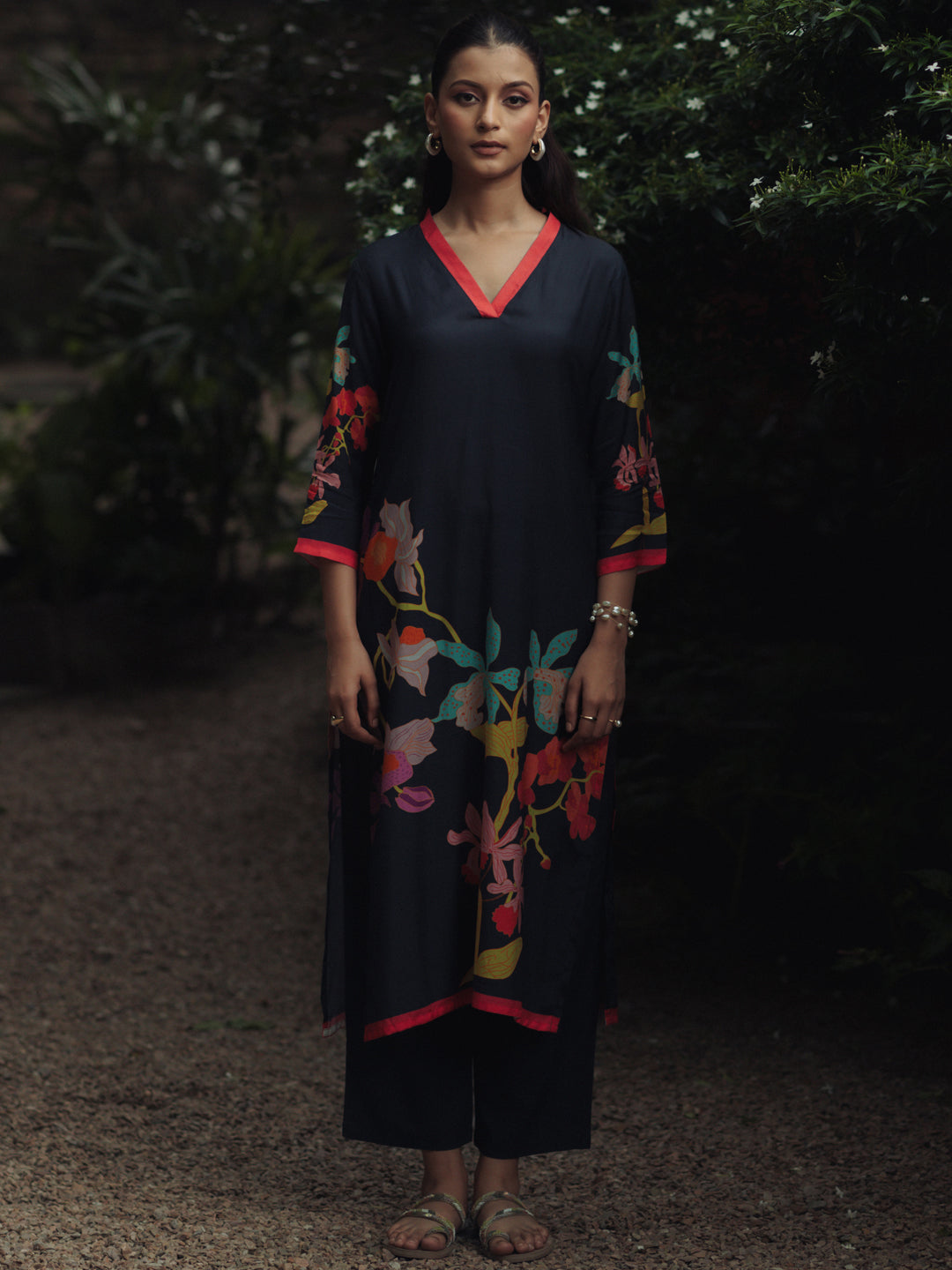 Women's Floral Kurta Set
