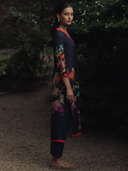 Women's Floral Kurta Set
