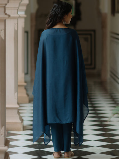 Women's Cape Kurta Set