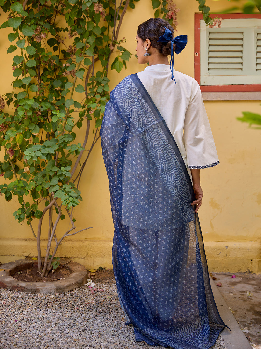 Women's Cotton Printed Kurta Set with Dupatta