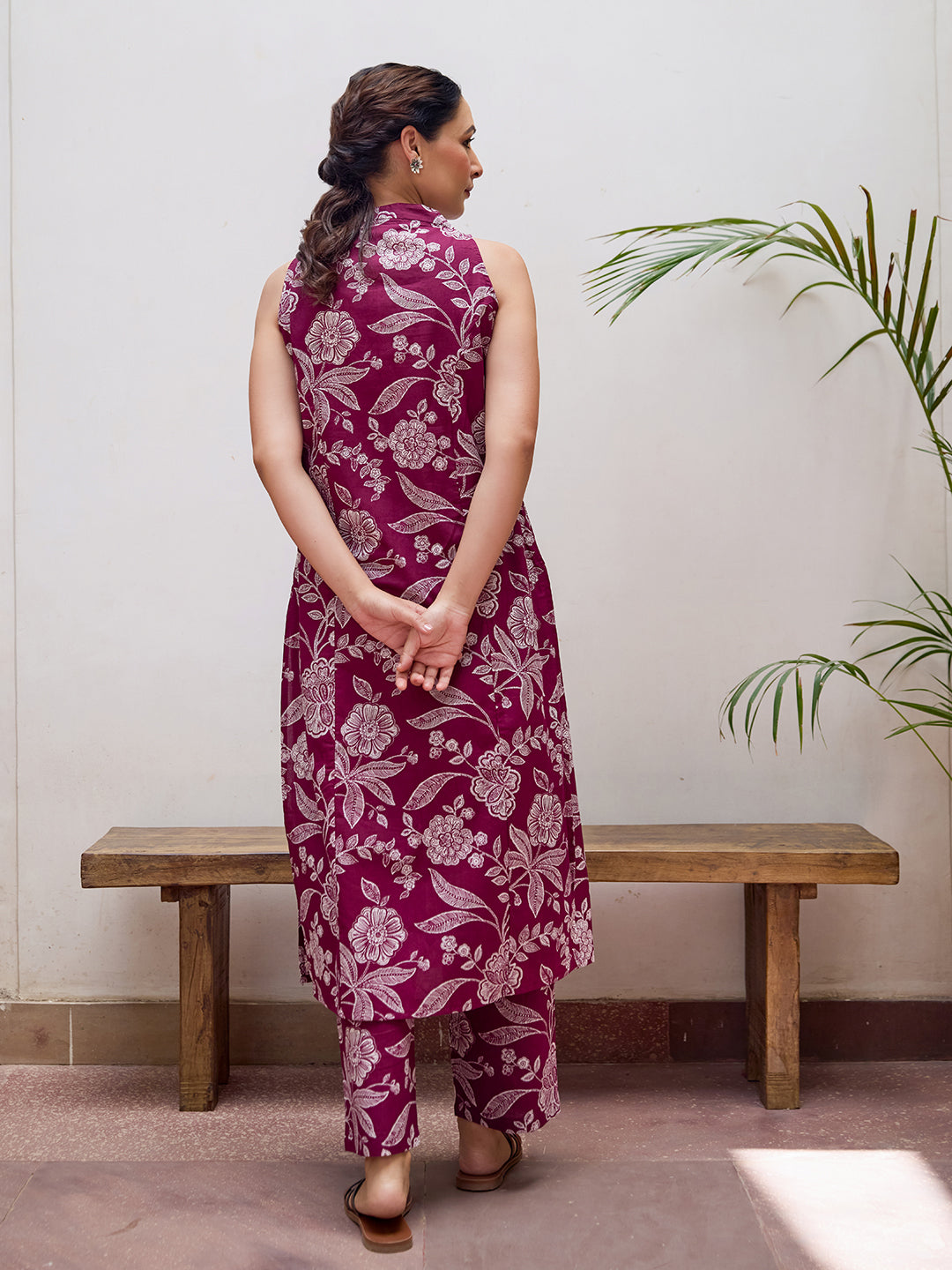 Women's Printed Cotton Suit Set