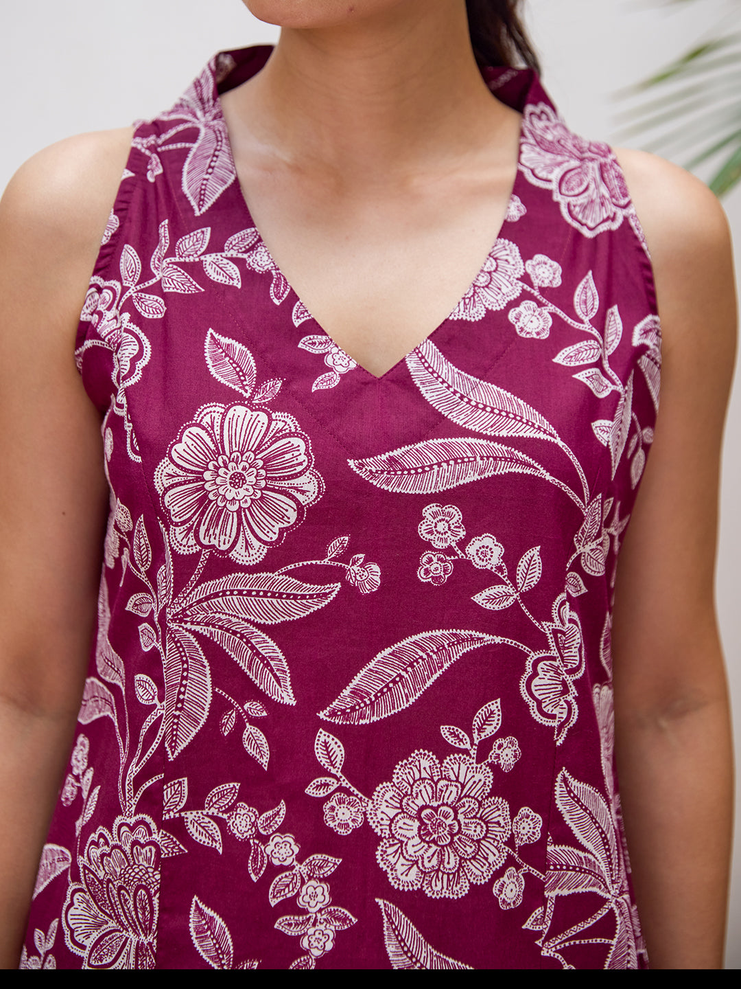 Women's Printed Cotton Suit Set