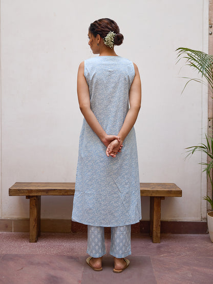 Women's Cotton Straight Kurta Set