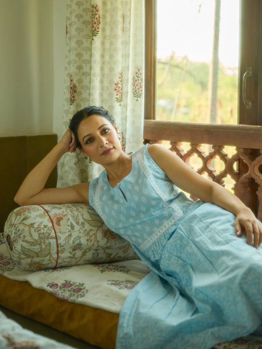 Women's Cotton Straight Kurta Set