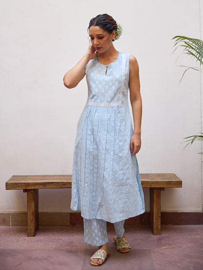 Women's Cotton Straight Kurta Set