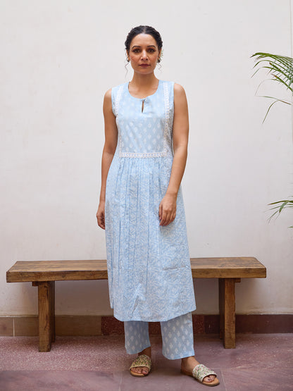 Women's Cotton Straight Kurta Set