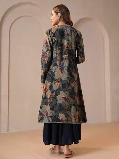 Women's Black Maternity Dress with Cape Jacket