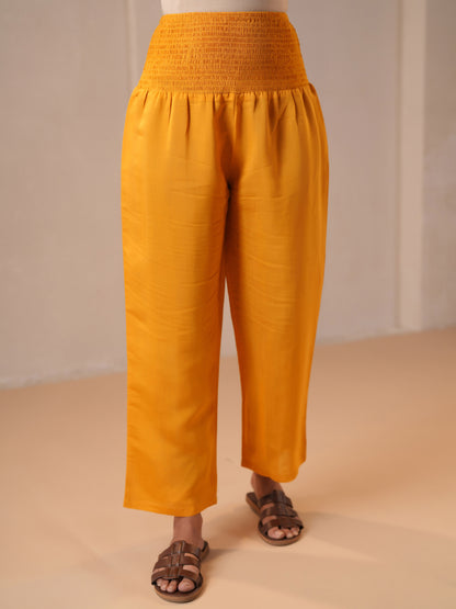 Women's Yellow Maternity Kurta Sets