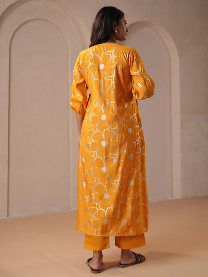 Women's Yellow Maternity Kurta Sets